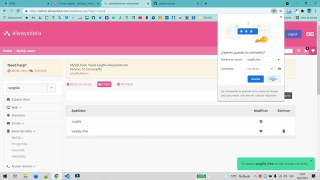 Deploy de Proyecto en Node y Mysql en Heroku y Alwaysdata смотреть онлайн