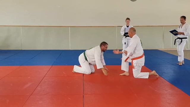 Aikido Yoshinkan Examination 5 kyu (green belt). Part 1/2 смотреть онлайн