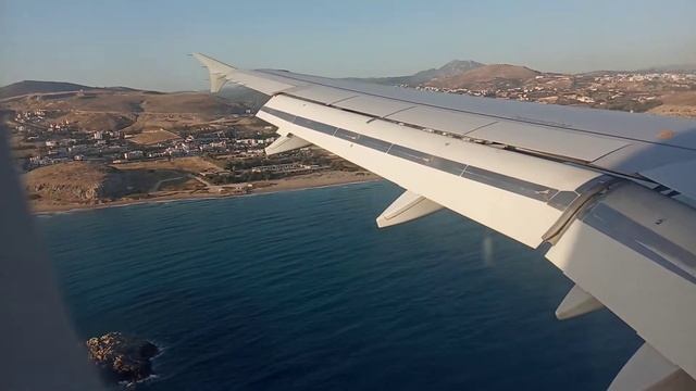 Landing at Heraklion International Airport with Aegean A320! смотреть онлайн