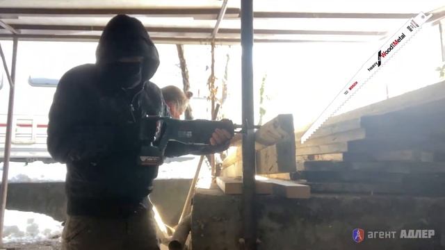 Сабельная пила Bosch GSA 18v - ОНА ПИЛИТ! смотреть онлайн