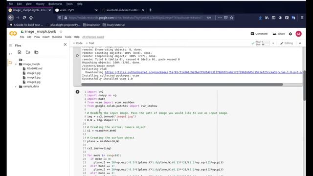 Image Morphing - a Python & OpenCV Project - with code on Colab смотреть онлайн