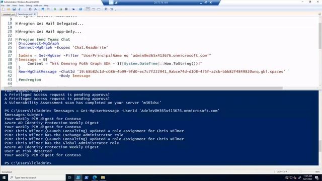 Using the Microsoft Graph PowerShell SDK for common operations смотреть онлайн