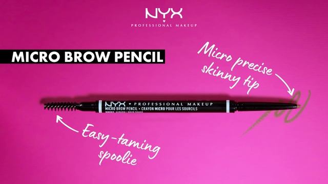 Get Defined Brows with the Micro Brow Pencil | NYX Cosmetics смотреть онлайн