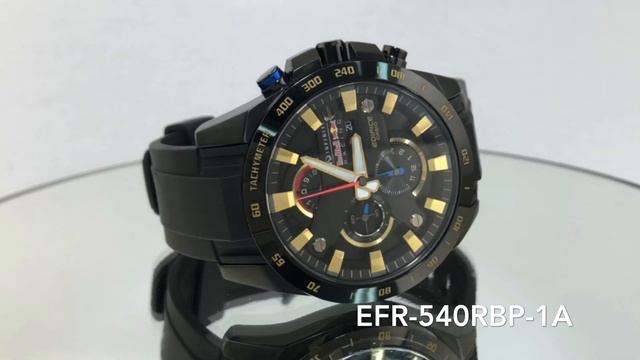 CASIO EDIFICE REDBULL Limited Edition EFR-540RBP-1Aのくるくる動画 смотреть онлайн