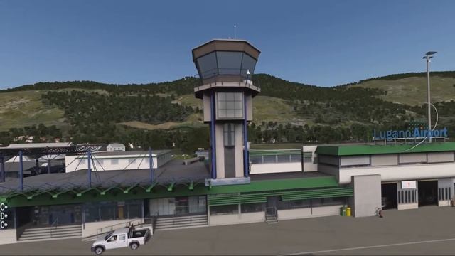 X-Plane 10 Airport Lugano смотреть онлайн