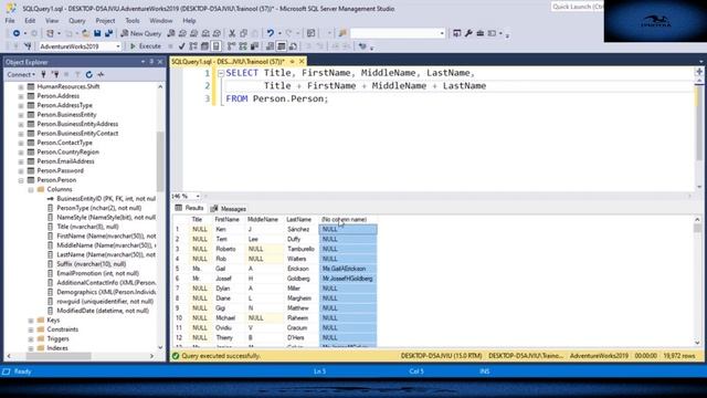 10.Concatenation operator+ with WHERE clause (sql tutorial) смотреть онлайн