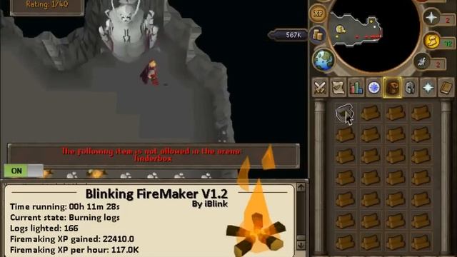 RuneDream [BLINKING FIREMAKER] смотреть онлайн