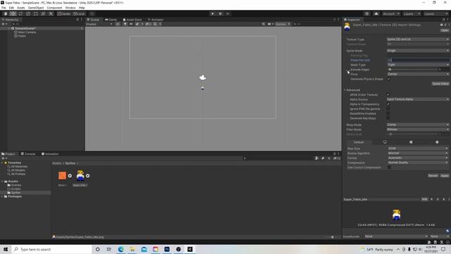 Unity 2D Platformer Tutorial For Beginners 2021: 02 Game Objects смотреть онлайн