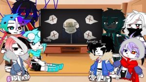 Sans aus react to Dream and Nightmare meme||gachaclub??||Undertale Aus||có phần lỗi nhẹ thông cảm h
