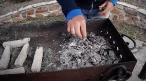 Тестирование древесного угля из топливных брикетов PINI-KAY