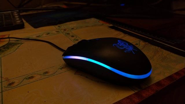 Игровая мышь Oklick 706G OCTA, светится, исходник смотреть онлайн