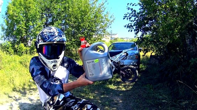 Что будет если в Питбайк Кайо залить автомобильное масло? смотреть онлайн