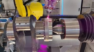 ЛАЗЕРНАЯНАПЛАВКА.РФ - восстановление шеек коленчатого вала дизельного ДВС со спецтехники KOMATSU.