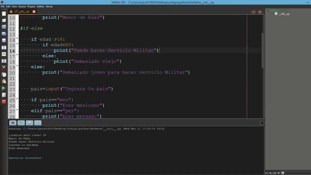 03 Curso de Programación en Python : If-else, Elif смотреть онлайн