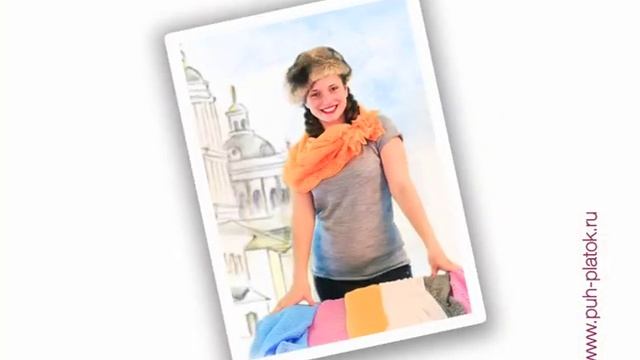Как завязать пуховые платки и шали ? смотреть онлайн