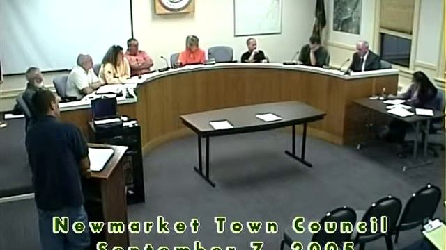 Town Council 09/07/2005 (Newmarket, New Hampshire) смотреть онлайн