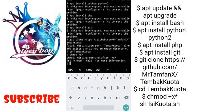 Cara hack tembak kuota dengan menggunakan termuk!!!mudah 2019 смотреть онлайн