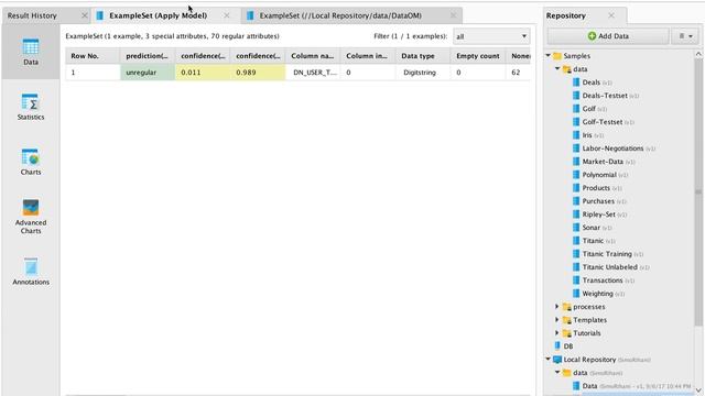 RapidMiner prediction case смотреть онлайн