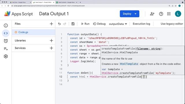 Google Sheet Data setup WebApp Apps Script WebApp with JSON data from Sheet Contents смотреть онлайн