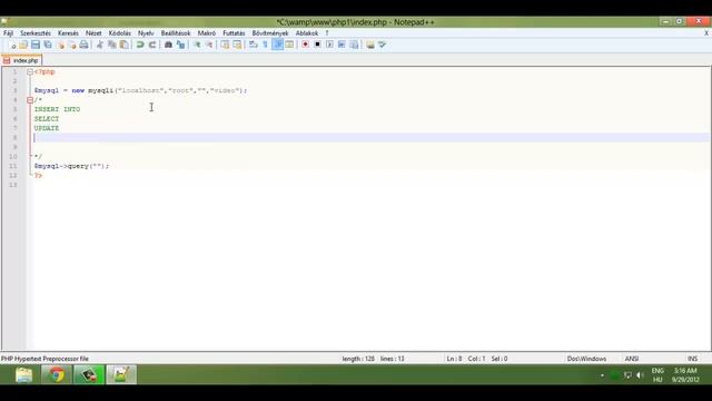 PHP Tutorial 3.rész - MySQL műveletek смотреть онлайн