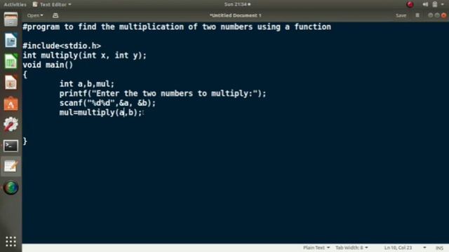 #6 User defined Functions in C/C program using Function смотреть онлайн