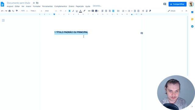 CONFIGURANDO O GOOGLE DOCS NAS NORMAS ABNT A PARTIR DOS ESTILOS | Tire 10 no TCC #03 смотреть онлайн