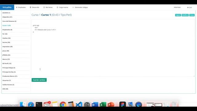VirtualNix Perl Desarrollo Web Sesión 1 смотреть онлайн