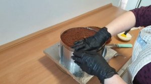 Как собрать торт в кольце.