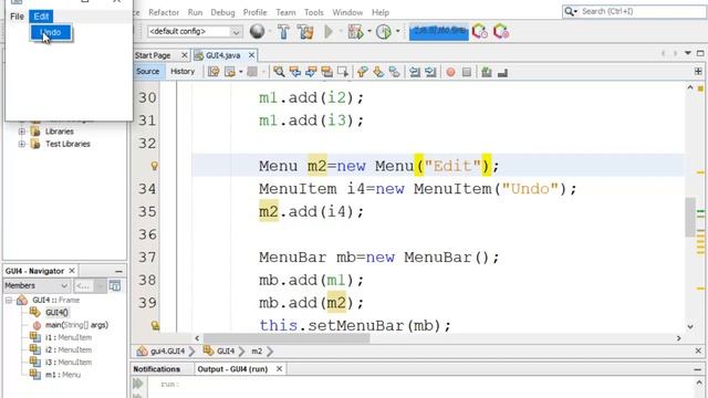 GUI Application 4: Menu & menu Items & J Slider in Java смотреть онлайн