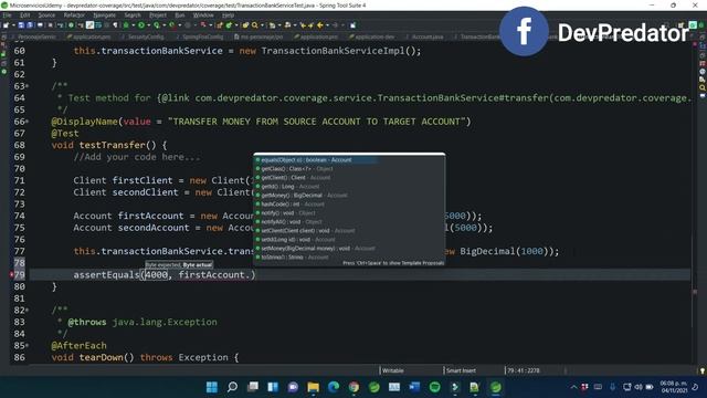 TUTORIAL JAVA - Code Coverage - @devpredator4773 *** pruebas unitarias *** смотреть онлайн