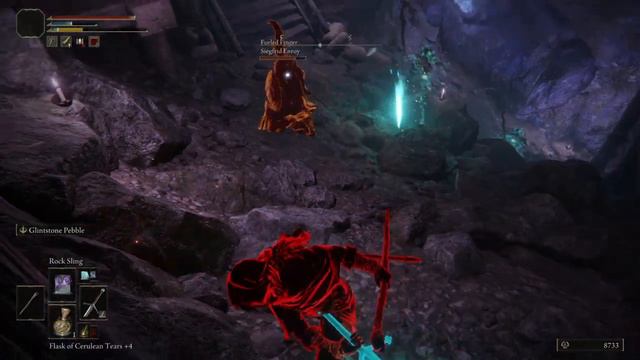 ELDEN RING Claymore Glintstone pebble double kill смотреть онлайн
