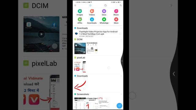 FLASHLIGHT VIDEO PROJECTOR TUTORIAL FOR ANDROID.