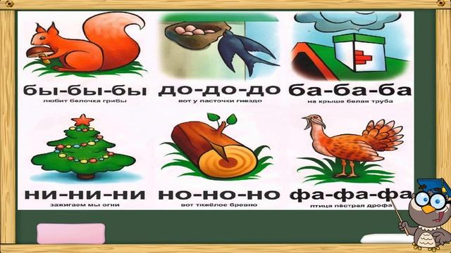 Учимся читать и запоминать Слоги. Игра Тренажёр для детей с 3-х лет. Урок 8. (Обучение чтению) смотреть онлайн