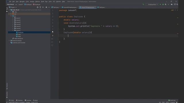 7.(Java) Модификаторы доступа смотреть онлайн