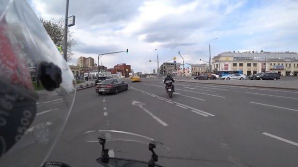 Александр. Yamaha mt 03 (660). Выезд в город.