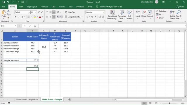 How to Calculate Variance in Excel смотреть онлайн