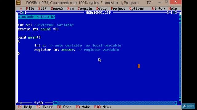Storage Classes : Auto, Register, Static, Extern Tamil Tutorial смотреть онлайн