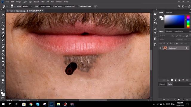 HOW TO CLEAN BEARD IN PHOTOSHOP | Photoshop Tutorial смотреть онлайн