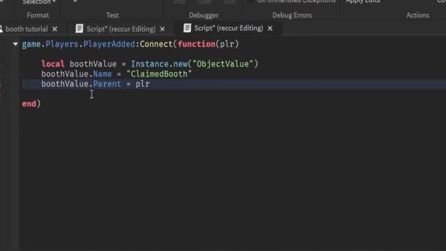 How to Make a Booth Game on ROBLOX | Claiming a Booth | ROBLOX Scripting Tutorial смотреть онлайн