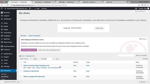 Exporting and Importing Wordpress Elementor web pages смотреть онлайн
