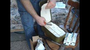 Распаковка цинка 7.62x54R Mosin Nagant tuna can - боевой патрон Мосина