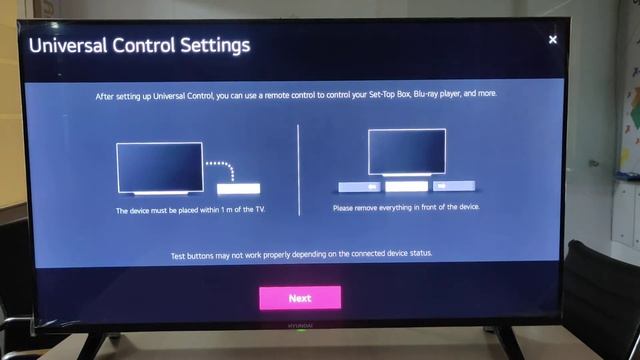 Startup Setting HYUNDAI WebOs