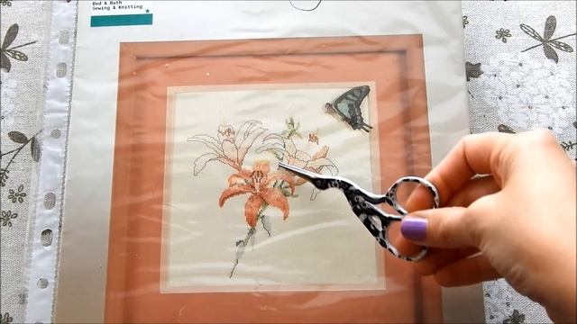 Вышивка крестом: Тигровые лилии по буклету 1987 года, от начала до завершения проекта смотреть онлайн