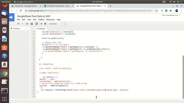 Google Spreadsheet Post data to MySQL database @local PC смотреть онлайн