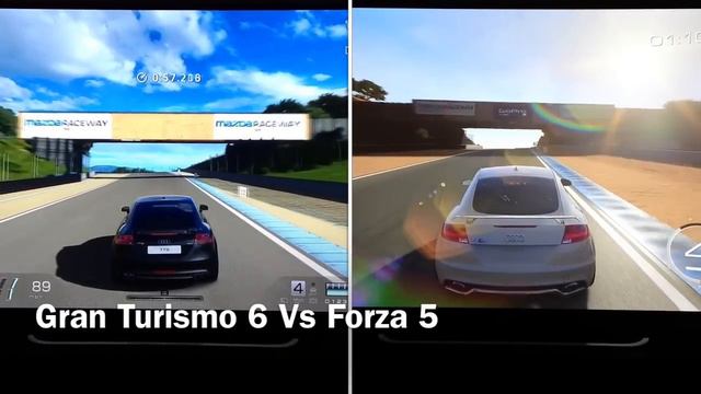 Gran Turismo 6 and Forza 5 Comparison смотреть онлайн