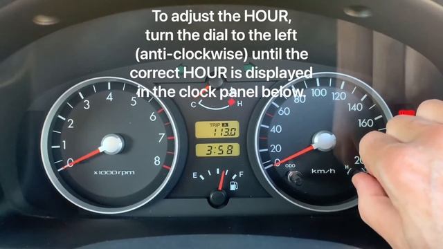 Hyundai Getz Adjust Clock Time смотреть онлайн
