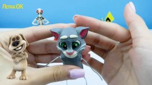 Говорящий Кот Том из игры My Talking Tom and Friends | Лепим фигурку из пластилина с Лепка ОК