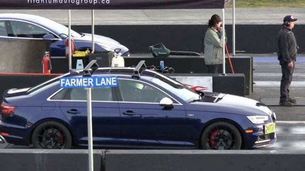 Tesla Model 3 против Toyota Supra, Audi rs4 и Tesla Model S - Drag Racing - электромобили против спо