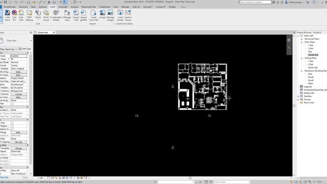 Dwg Dosyalarını Revite Aktarma - Importing CAD Files In Revit