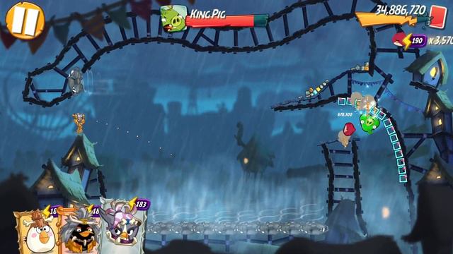 AB2 Daily Challenge King Pig Panic Today - Angry Birds 2 325 смотреть онлайн